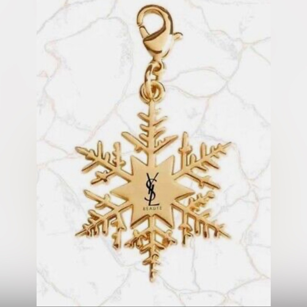 Brand New YSL Snowflake Charm